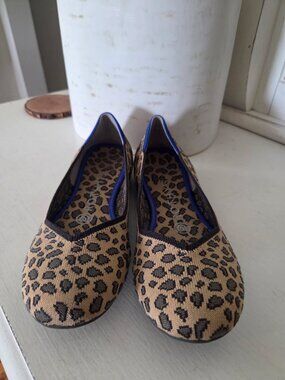 Rothy's leopard print Knit Flats